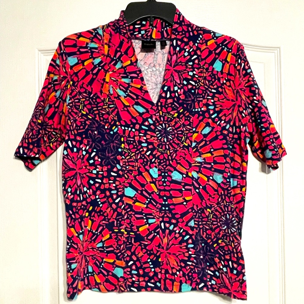 RAFAELLA SHIRT SIZE LARGE COLORFUL